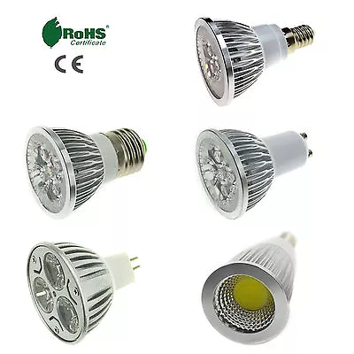 E27 E14 GU10 MR16 LED Spotlight Bulb 3W 4W 5W 6W 9W 12W 15W SMD COB Lamp Light • $4.29