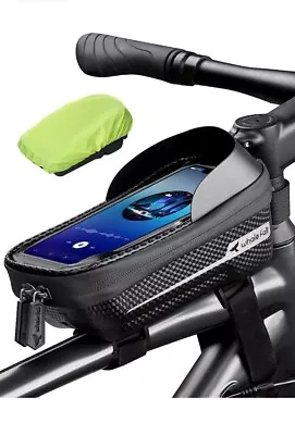 Whale Fall Hard Casing Bike Bag Never Deform Waterproof Phone Holder Easy Mount • $23
