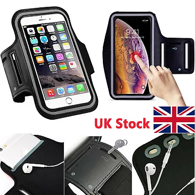 Armband For IPhone 15 14 13 12 11 Pro XR Max 8 7 Plus SE Mini Running Band Case • £3.99