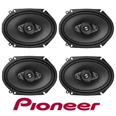 2 Pairs Of Pioneer 6 X8  4-Way 350 Watt Car Audio Speakers TS-A6880F    • $144.99
