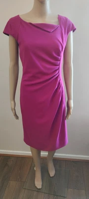 £40 • Buy Magenta LK Bennett Davina Dress Size 10