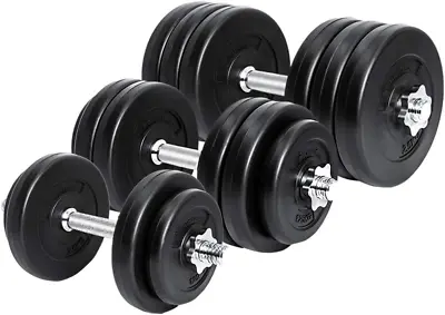 Dumbbell Set Weight Dumbbells Plates Home Gym Fitness Exercise • $64.64