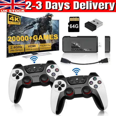 Wireless Retro Game Console 30000 Games Classic Emulator With Dual 2.4GWireless • £34.89