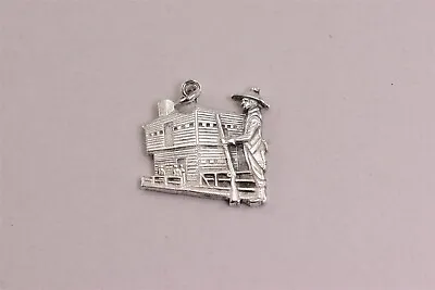 £15.48 • Buy Vintage H Bell Sterling Silver Fort Mackinac Soldier Michigan 925 Charm