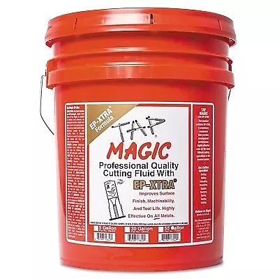 EP-Xtra Cutting Fluid 5 Gal Pail Tap Magic TAP MAGIC 10640E 662387106401 • $327.62