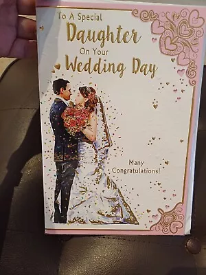 To A Special Daughter On Your Wedding Day Card • £2