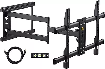 £49.99 • Buy TV Wall Bracket Mount Tilt Swivel Long Reach Full Motion 37 TO 75Inch Television