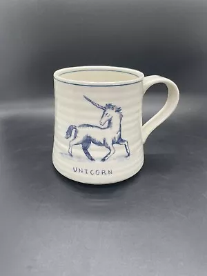 Anthropologie Molly Hatch Stoneware Ceramic UNICORN Mug • $25.99