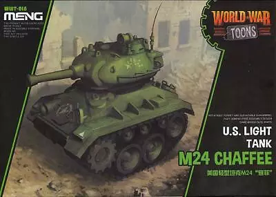 Meng Models WORLD WAR TOONS M24 CHAFFEE U.S. Light Tank • $21.50