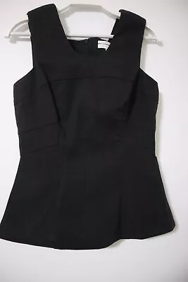 Veronika Maine Women's Black Sleeveless Smart Top Size 8 • $15