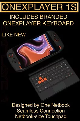 ONEXPLAYER 1S HANDHELD PC Intel I7-1195G7 1TB KEYBOARD + CASE • £875