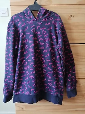 £4 • Buy Girls Blue Zoo Hooded Top