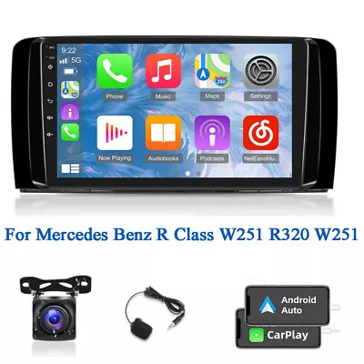 32GB For Mercedes-Benz R-class W251 R350 Carplay Radio Android13 GPS Car +Camera • $159.99