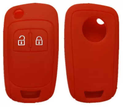 $8.99 • Buy Red 2 Button Car Flip Key Cover Suits Chevrolet Holden Colorado Aveo Cruze Trax