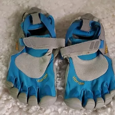 Vibram Fivefingers Toe Sneakers Size 42 Women's 10 Blue Grey • $41.99