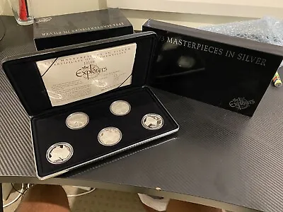$235 • Buy 1993 Masterpieces In Silver, 5.32oz, The Explorers, Proof RAM Set