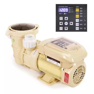 XtremepowerUS 1.5HP Swimming Pool Pump Variable Speed Digital LCD Above Ground • $269.95