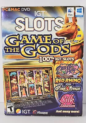 IGT Slots Game Of The Gods PC Mac DVD Slot Machines Games Windows 10 Compatible • $14.99