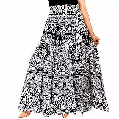 Women Beautiful  Rajasthani Women Maxi Skirt Around  Long Wrap Printed • $18.10