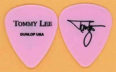 Motley Crue Tommy Lee 2002 Tour Dunlop Color Series Pink Guitar Pick • $9.99