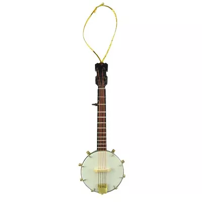 Miniature Banjo Musical Instrument Realistic Christmas Tree Ornament/Gift Topper • $17.48