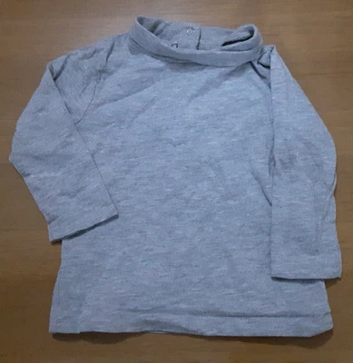 £3.50 • Buy Baby Boys Grey Roll Neck Top Aged 9-12 Months Zara Imm Cond