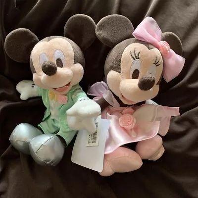 Tokyo Disney Resort Limited Mickey & Minnie Pair Plush Toy Wedding Welcome Doll • $97