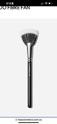 Authentic MAC 184S Duo Fibre Fan Powder Blending Make Up Brush NEW • £8.06