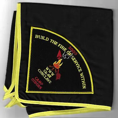£19.72 • Buy 2003 Camp Osborn SR-4N Conclave Build The Fire Of Service Within Patch Necker [N