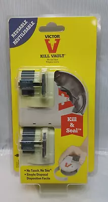 Rat Traps Victor Kill And Seal Vault  - 2 Pack Vaults - Brand New Reusable Mouse • $17.73