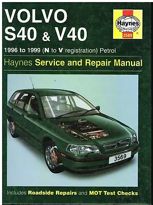 Volvo S40 & V40 1.6 1.8 1.9 2.0 Petrol 1996 - 2004 Service & Repair Manual *vgc* • $12.57