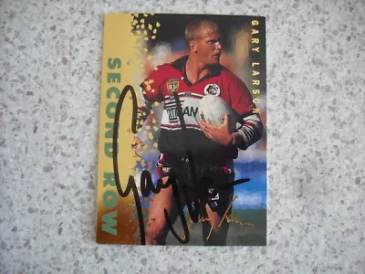 $14.99 • Buy Nrl Rugby League Card Personally Signed With Coa 1996 Gary Larson Gold Bears