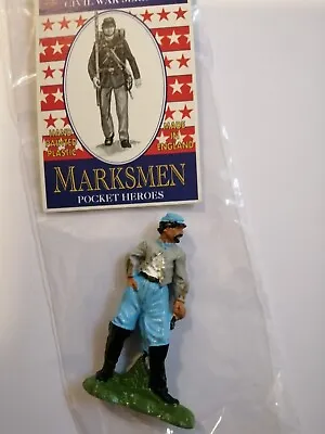  Marksmen 32n  Scale (B1) Rare Factory Painted Civil War 	Figure 1995 Old Stock  • $6.17