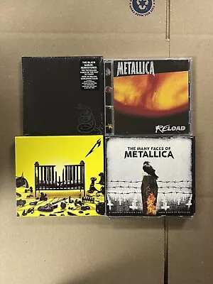 Metallica Cd Lot Of 4 Seft Titled Reload 72 Seasons The Many Faces See Desc • $18