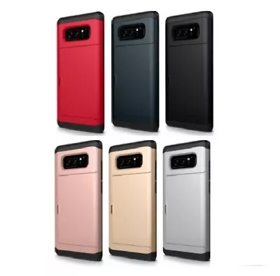 Slim Tough Shockproof Armor Hybrid Wallet Card Slide Case For Samsung S7 S7edge • $5.99