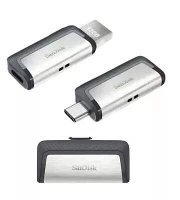 SanDisk 32GB 64GB 128GB 256GB OTG USB3.1 TYPE-C Flash Pen Drive Lot Memory Stick • £3