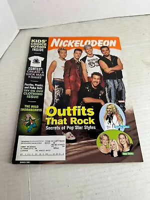 Nickelodeon Magazine March 2001 N’Synch And Christina Aguilera • $19.99