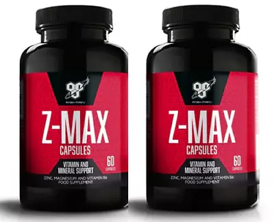 BSN Z-MAX 2 X 60 Capsules Vitamin & Mineral Support Best Before End Of May 22 • £7.99