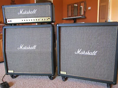 Marshall Stack JCM800 2205 Matching Cabs Cabinets GREEN Tolex Limited Edition • $7500