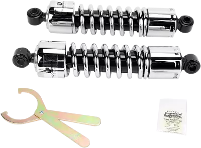 Progressive Suspension 12.5  Chrome 412 Rear Shocks Fits 1991-2017 Harley Dyna • $310.45