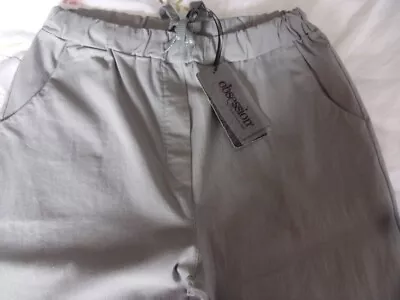 Magic Pants  Stretch Pants  - Fits Up To A Size 18  Light Grey   New With Tag • £8