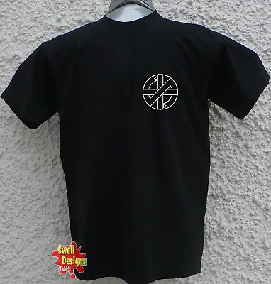 CRASS Symbol Pocket Print Logo Punk Rock Anarchy Retro T Shirt All Sizes • £13.99