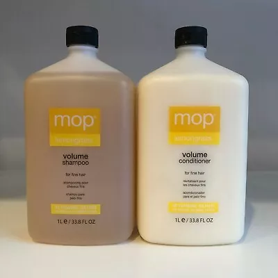 $64.50 • Buy Mop Lemongrass Volume Shampoo Conditioner Duo 33.8 Oz   New Formula   New Fresh