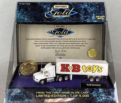 New Sealed Matchbox Gold Collection Kb Toys Mack Ch-600 Limited Edition Diecast • $19.99