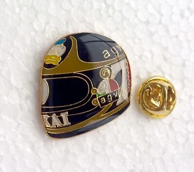 BNWT Barry Sheene AGV Helmet Pin Badge Oliver’s Mount TT Ace Cafe BSA Ton Up • £9.99