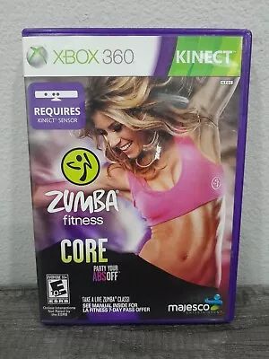 Zumba Fitness Core - Xbox 360 Kinect. Complete W/Manual. Tested • $5.75