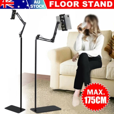 $29.96 • Buy Adjustable Floor Stand Lazy Mount Holder Bracket For Tablet IPad Phone 12.9 Inch