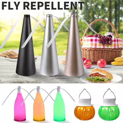 Auto Fly Trap Repellent Fan USB Rechargeable Outdoor Keep Bugs Away From Food • $20.99