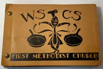 WS CS 1st Methodist Church 1940-50 Woman's Society Of Christian Service Cookbook • $15