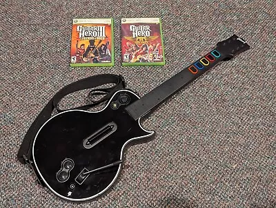 READ DESC RedOctane Guitar Hero Les Paul Wireless Controller For Xbox 360 Bundle • $12.50